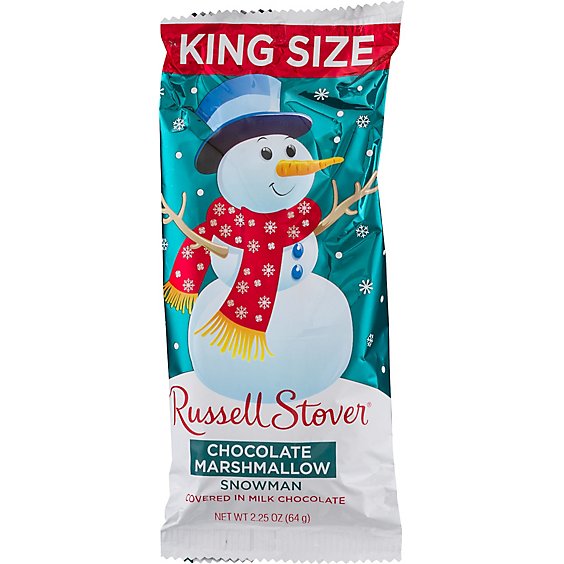 Russell Stover Chocolate Mm Snowman - 2.25Oz