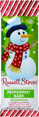 Russell Stover Snowman Peppermint Bark - .875 Oz - Image 2