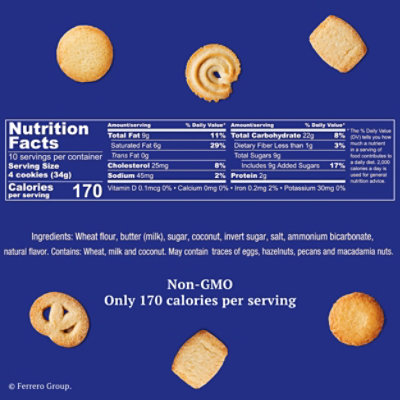 Royal Dansk Danish Butter Cookie Selection Perfect for Gifting Tin - 12 Oz - Image 3