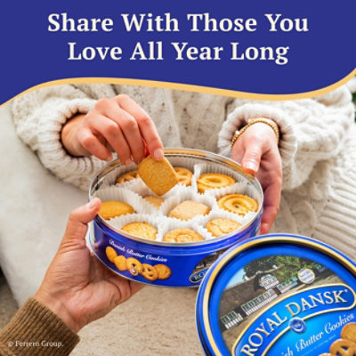 Royal Dansk Danish Butter Cookie Selection Perfect for Gifting Tin - 12 Oz - Image 4