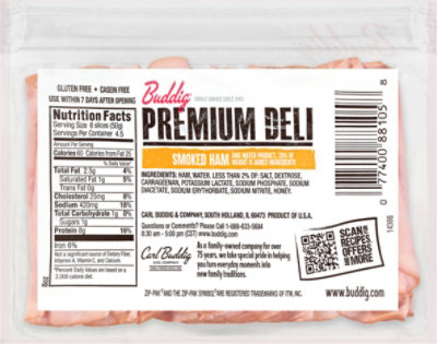 Buddig Premium Ham Smoked Lean Meat - 8 Oz - Image 6