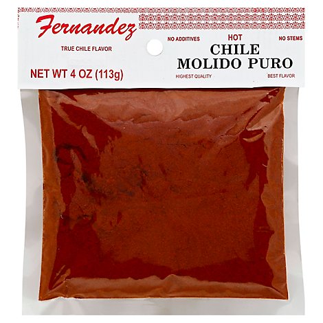 Fernandez Specialty Food Chile Molido Hot - 4 Oz