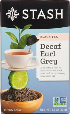 Stash Tea Bags Decaf Earl Grey 18 Count - 1.1 Oz - Image 1