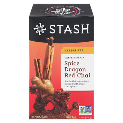Stash Herbal Tea Caffeine Free Spice Dragon Red Chai - 18 Count - Image 2