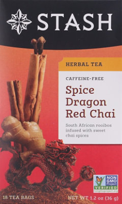 Stash Herbal Tea Caffeine Free Spice Dragon Red Chai - 18 Count - Image 2