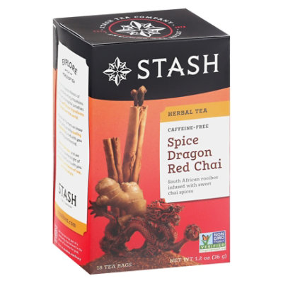 Stash Herbal Tea Caffeine Free Spice Dragon Red Chai - 18 Count - Image 1