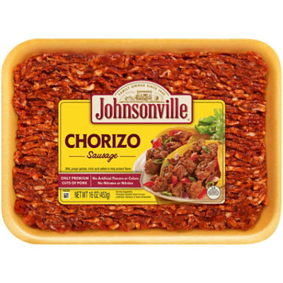 Johnsonville Sausage Ground Pork Chorizo - 16 Oz