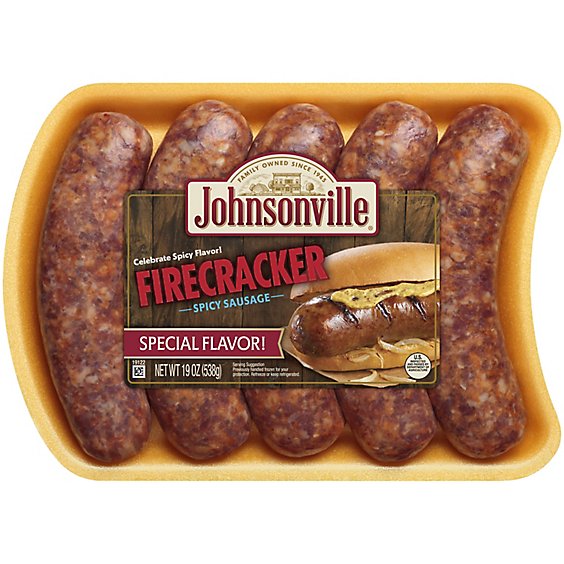 Johnsonville Brats Firecracker Spicy Sausage 5 Links - 19 Oz