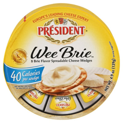 President Brie Cheese Wheel - 9 Oz - Image 3