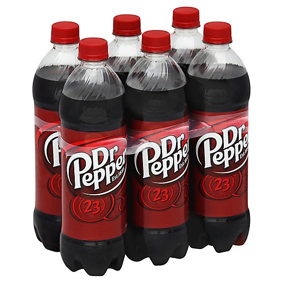 Dr Pepper Soda - 6-24 Fl. Oz.