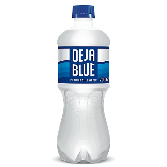 Deja Blue Drinking Purified Water Bottle - 20 Fl. Oz.