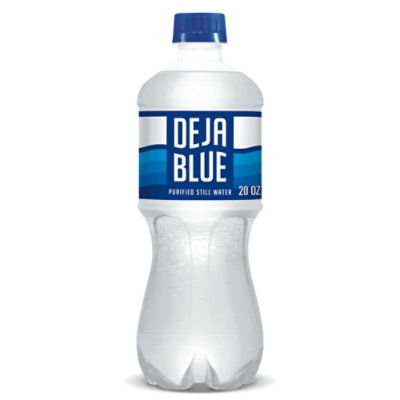 Deja Blue Drinking Purified Water Bottle - 20 Fl. Oz. - Image 1