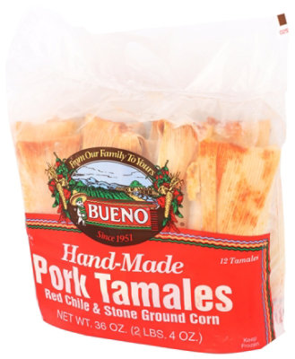 Bueno Pork Hot Tamales 12 Pk - 36 Oz - Image 4