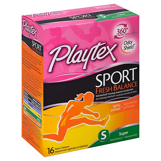 Playtex Tampons Sport Fresh Balance Super Scented - Each