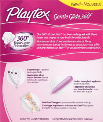 Playtex Super Plus Gentle Glide Deodorant Tampons - 18 Count - Image 2