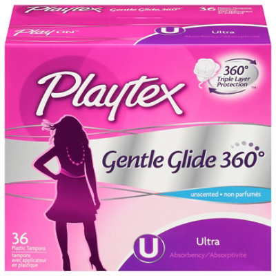 Playtex Simply Gentle Glide Tampons Unscented Ultra Absorbency