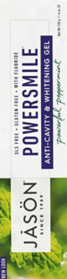 JASON Toothpaste Power Smile Anti-Cavity Whitening Powerful Peppermint - 6 Oz - Image 5