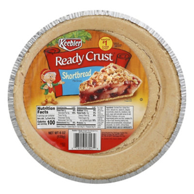 Keebler Ready Crust Pie Crusts Shortbread 9 Inch - 6 Oz - Image 4