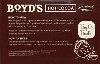 Boyds Coffee Cocoa Hot - 10-0.52 Oz - Image 3