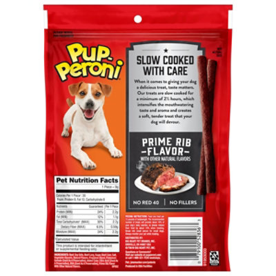 Pup-Peroni Dog Snacks Prime Rib Flavor Pouch - 5.6 Oz - Image 5