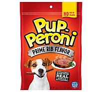 Pup-Peroni Dog Snacks Prime Rib Flavor Pouch - 5.6 Oz