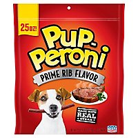 Pup-Peroni Dog Snacks Prime Rib Flavor Pouch - 25 Oz - Image 1