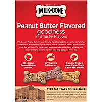 Milk-Bone Flavor Snacks Dog Snacks For All Sizes Small Peanut Butter Variety Pack - 24 Oz