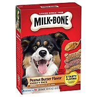 Milk-Bone Flavor Snacks Dog Snacks For All Sizes Small Peanut Butter Variety Pack - 24 Oz