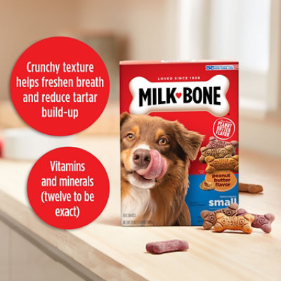 Milk-Bone Flavor Snacks Dog Snacks For All Sizes Small Peanut Butter Variety Pack - 24 Oz - Image 2
