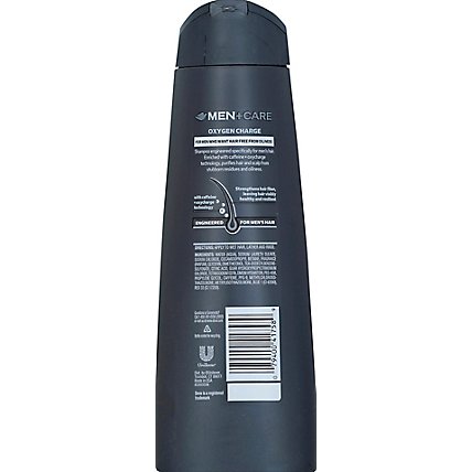 Dove Men+Care Shampoo Fortifying Oxygen Charge - 12 Fl. Oz. - Image 3