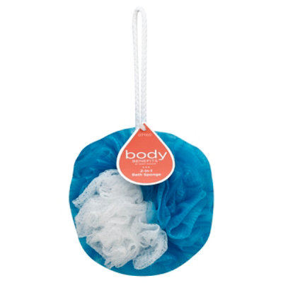 Body Benefits 2n1 Net Bath Spng - Each