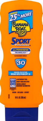 Banana Boat Sport Performance Sunscreen Lotion Broad Spectrum SPF 30 - 10 Fl. Oz. - Image 2