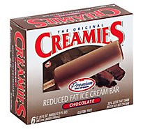 Creamies Ice Cream Bar Reduced Fat Chocolate - 6-2.25 Oz