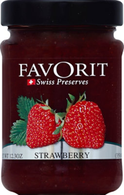 Favorit Preserves Swiss Strawberry - 12.3 Oz - Image 2