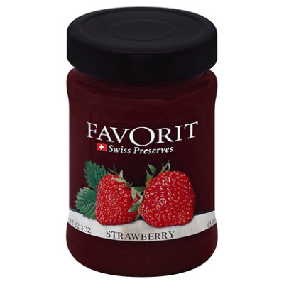 Favorit Preserves Swiss Strawberry - 12.3 Oz - Image 1