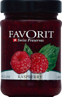 Favorit Preserve Raspberry - 12.3 Oz - Image 2