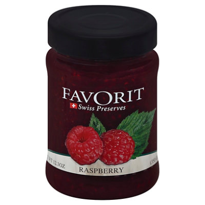 Favorit Preserve Raspberry - 12.3 Oz - Image 1