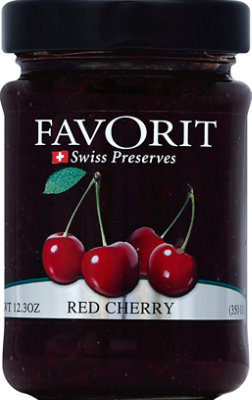 Favorit Preserves Swiss Red Cherry - 12.3 Oz - Image 2