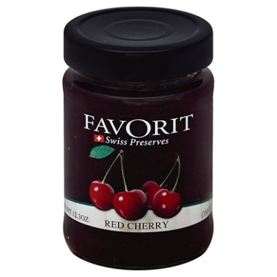 Favorit Preserves Swiss Red Cherry - 12.3 Oz - Image 1