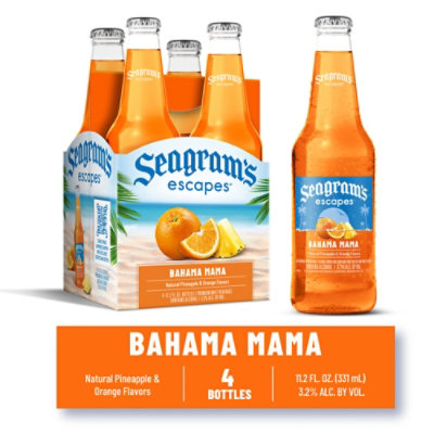 Seagrams Cooler Bahama Mama Orng Pnapl - 4-11.2 Fl. Oz. - Image 1