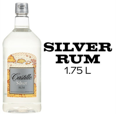 Castillo Silver 80 Proof Rum - 1.75 Liter - Image 1