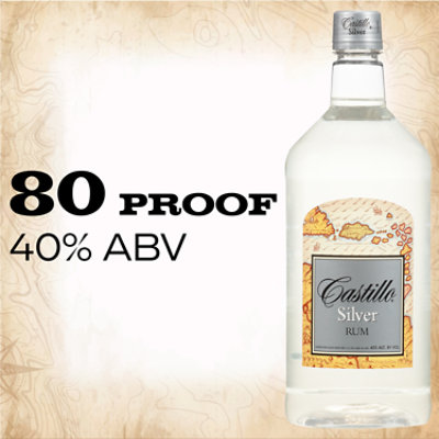 Castillo Silver 80 Proof Rum - 1.75 Liter - Image 4