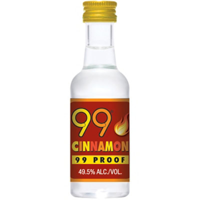 99 Brand Cinnamon Liqueur 99 Proof In Bottle - 50 Ml - Image 1