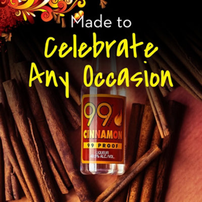 99 Brand Cinnamon Liqueur 99 Proof In Bottle - 50 Ml - Image 3