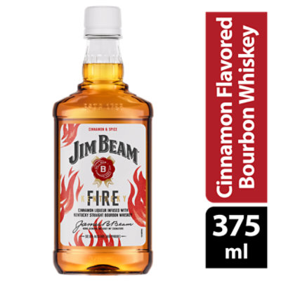 Jim Beam Kentucky Fire Kentucky Straight Bourbon Whiskey 70 Proof - 375 Ml - Image 1