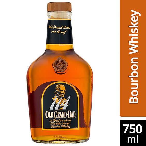 Old Grand - Dad Straight Bourbon Whiskey 114 Proof - 750 Ml Old Grand - Dad Straight Bourbon Whiskey 114 Proof - 750 Ml