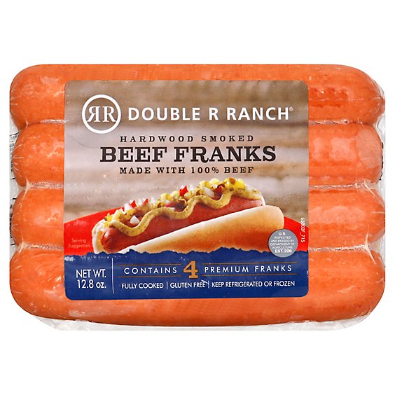 Rr Ranch All Beef Hot Dogs - 12.8 Oz