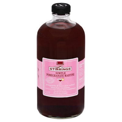 Stirrings Cocktail Mix Simple Pomegranate Martini - 750 Ml - Image 1