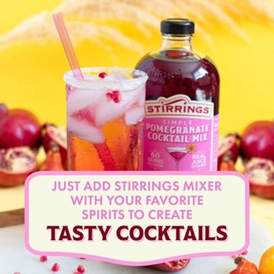 Stirrings Cocktail Mix Simple Pomegranate Martini - 750 Ml - Image 4