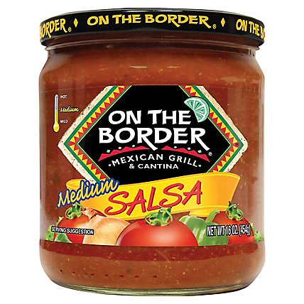 On The Border Salsa Medium Jar - 16 Oz - Image 3
